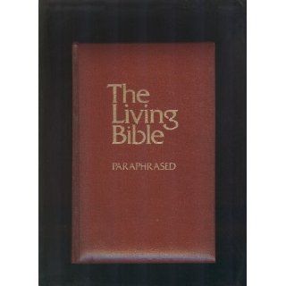 The Living Bible Paraphrased  1971 cushion soft cover, red God Books