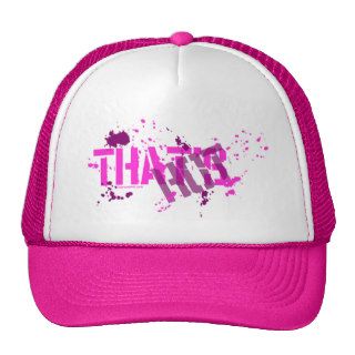 That's Hot Pink Truckers Hat, Mesh Hat