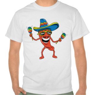 Mexican Chili Pepper T Shirts