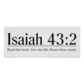 Read the Bible Isaiah 432 Posters