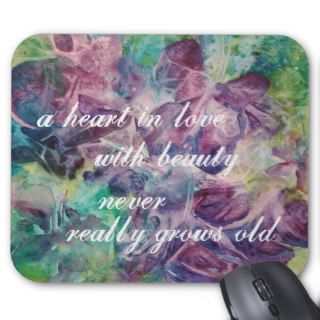 Graphic Design Butterfly Beauty Quote Mousepad