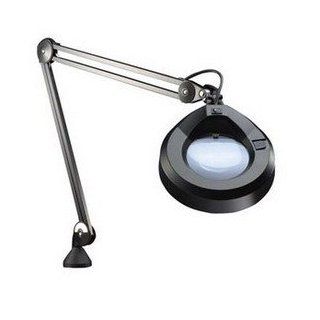Luxo Magnifier KFM 5 Diopt ESD 45" Arm Clamp On Base Blk