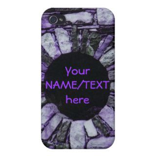 Personalize Purple Brick iPhone4 case iPhone 4 Covers