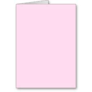 Plain Pink Background Greeting Card