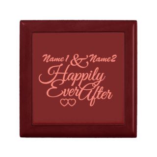Happily Ever After custom gift / jewelry box