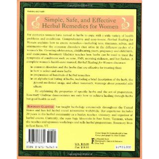 Herbal Healing for Women Rosemary Gladstar 9780671767679 Books