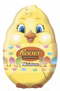 Reese's Easter Peanut Butter Cup Miniatures in Plastic Chick (Pack of 15)  Seasonal Candies And Chocolates  Grocery & Gourmet Food