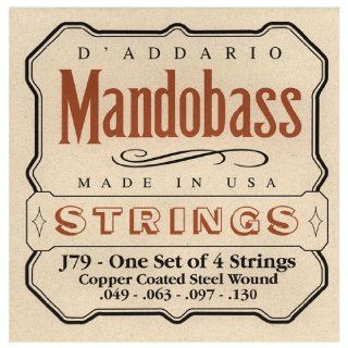 D'Addario Sngl Mandobass Cop 049/J79 1St Musical Instruments