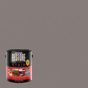 Restore 1 gal. Bedrock Solid Acrylic Exterior Concrete and Wood Stain 47070