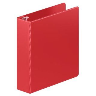 Wilson Jones Heavy Duty Round Ring Binder with Extra Durable Hinge, 2 Inch, Red (W364 44 1797) 