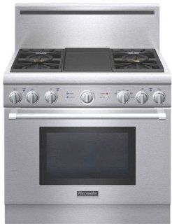Thermador Pro Harmony PRD364GDHU 36 Dual Fuel Range, Electric Gridle Kitchen & Dining