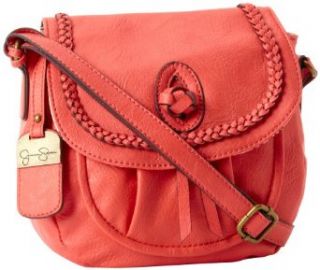 Jessica Simpson Emma Flap JS5662 MTCOR Cross Body,Coral,One Size Clothing