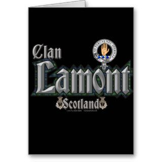 Lamont Clan Tartan Greeting Cards