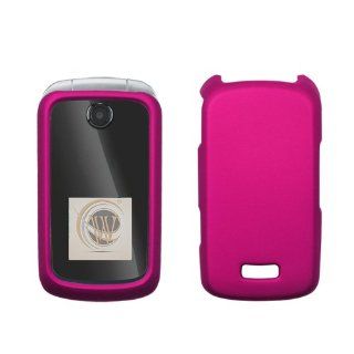 AT&T ZTE Z331 Rubberized Hard Case Cover   Rose Pink Cell Phones & Accessories