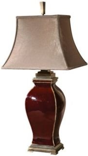 Uttermost Burgundy Rory Table Lamp   Lighting Products  