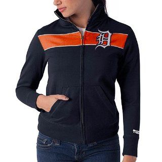 Detroit Tigers Women's Debut Track Jacket by '47 Brand  Sports Fan Outerwear Jackets  Sports & Outdoors