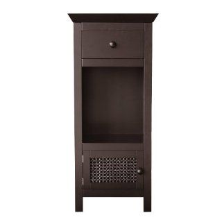 Elegant Home Fashions 7817 Savannah Floor Cabinet Dark Espresso   Bathroom Furniture Sets