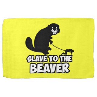 Funny Beaver Towel