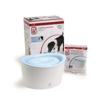 Hagen Dogit Design Fresh and Clear Dog Drinking Fountain, Value Bundle  Pet Self Waterers 