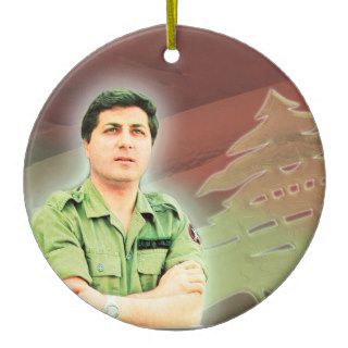 Lebanese Forces Circle Ornament