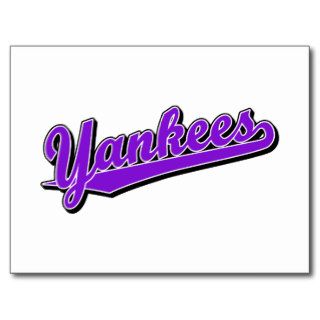 Yankees in Purple Post Card