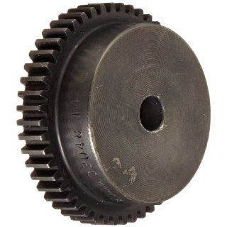 Spur Gear, 14.5 Degree Pressure Angle, Carbon Steel, Inch, 20 Pitch, 0.375" Bore, 2.400" OD, 0.375" Face Width, 48 Teeth Robot Gears
