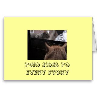 TWO SIDES TO EVERY STORY GREETING CARDS