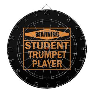 Warning Student Trumpet Player Dartboards