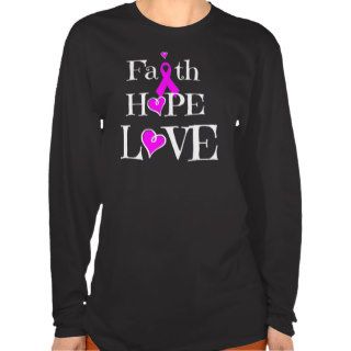 Faith Hope Love, Breast Cancer Awareness Shirt
