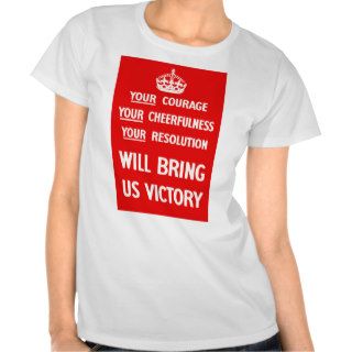Your courage Your Cheerfulness Your Resolution T Shirts