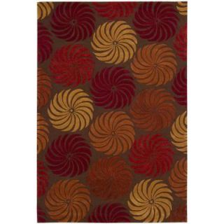 Nourison Rug Boutique Pinwheels Multicolor 3 ft. 6 in. x 5 ft. 6 in. Area Rug 046635