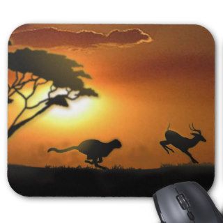 Cheetah and Gazelle mouse pad