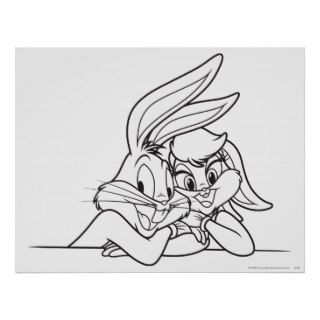 Bugs Bunny and Lola Bunny 3 Poster