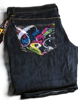 Artful Embroidered Dodger Pistol Denim Jeans Raw Blue (38) at  Mens Clothing store