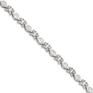 Sterling Silver CZ Bracelet Jewelry