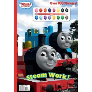 Steam Work (Thomas & Friends) (Giant Paint Box Book) Rev. W. Awdry, Golden Books 9780375873768 Books