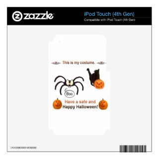 Funny Halloween Costume iPod Touch 4G Decals