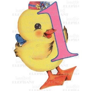 Baby Chick   1st Birthday   Greeting Card Laughing Elephant Publishing 9781595834942 Books