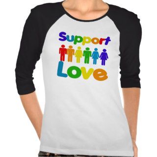 Support Love   Gay Marriage Tshirts