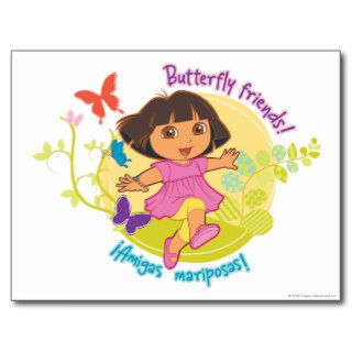Dora The Explorer   Butterfly Friends Post Cards
