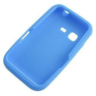 Silicone Skin Cover for Samsung S390G, Baby Blue Cell Phones & Accessories