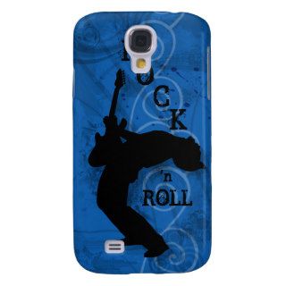 Cool Music Guitar Rock Grunge iPhone 3 royal blue Galaxy S4 Covers