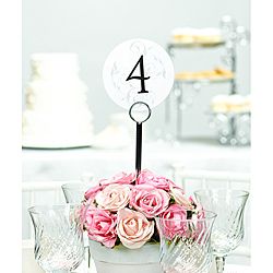 HBH Filigree Table Number Cards Other Wedding Essentials