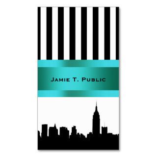 NYC Skyline Silhouette, Empire State Bldg #1 Business Card