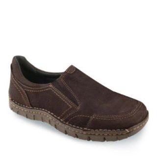 Earth Men's Brady Slip on Shoes, Mahogany Grained Buck, 9.5 M US Footwear Shoes