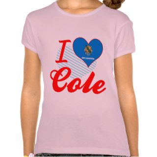 I Love Cole, Oklahoma Shirts