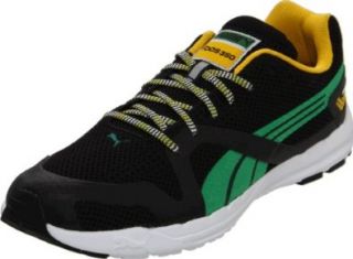 Puma Faas 350 Jam Running Shoe,Black//Spectra Yellow,4 D US Shoes