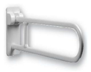 Trending Accessibility TAFU33WHP 33.5 in. Folding Grab Bar, Warm To The Touch Vinyl   Shower Wall Grab Bars