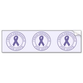 I Wear Periwinkle For Hope Bumper Stickers
