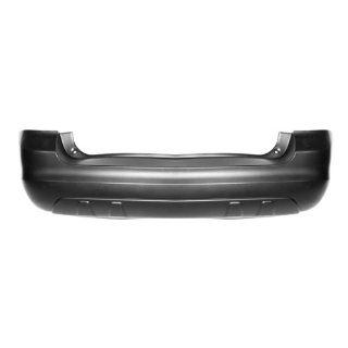 CarPartsDepot, Primered Black Plastic Rear Bumper Cover Repalcement Wo Spoilers, 352 441960 20 PM TO1100207 5215902913 Automotive
